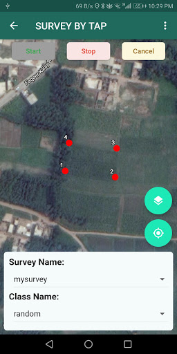 Geo Survey - Land Survey Screen 2