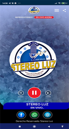 Android application Stereo Luz Radio screenshort
