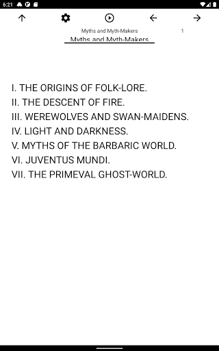 Book, Myths and Myth-Makers Screen 3