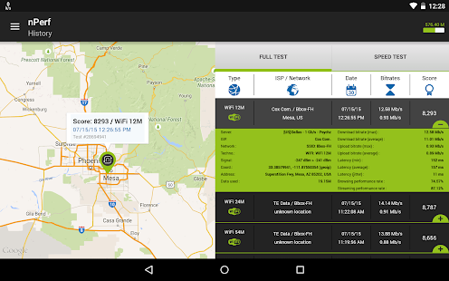 Speed test 3G, 4G, 5G, WiFi & network coverage map 2.11.0 screenshots 12