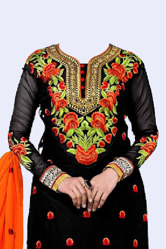 Salwar Suit Photo Making Screen 2