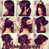 EASY HAIRSTYLES STEP BY STEP icon