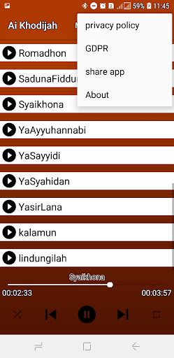 Ai Khodijah Sholawat Screen 3