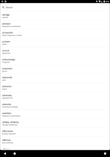 Word Lock - SAT Edition