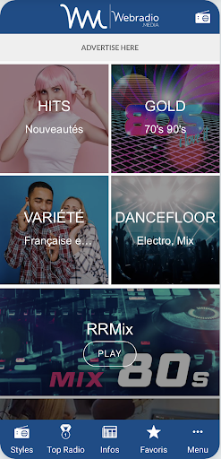 Android application Webradio.media screenshort