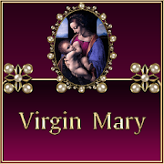 Virgin Mary Purple Go SMS theme