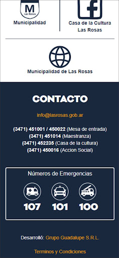 Municipalidad de Las Rosas Screen 3