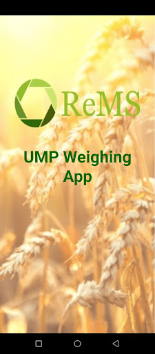 Android application UMP Weighing App screenshort