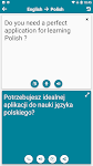 screenshot of Polish - English