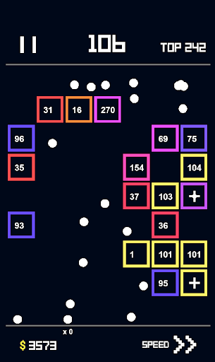 Brick Breaker - Glowing Screen 3