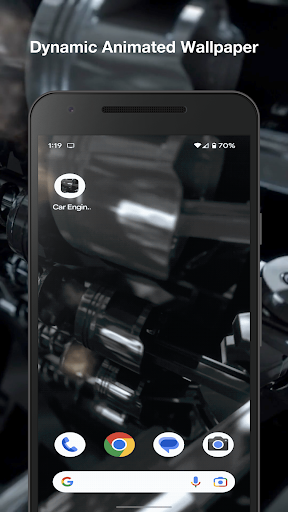 Car Engine Live Wallpaper Screen 2