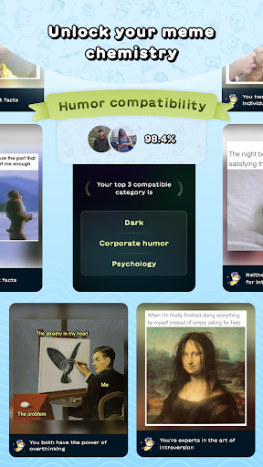 Schmooze: Meme, Match, & Date Screen 3