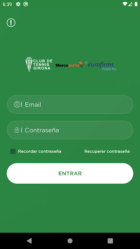Android application Club de Tennis Girona screenshort