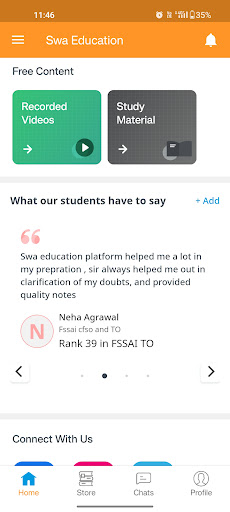 Swa Education Screen 3