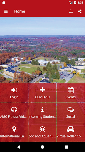 Android application AMCAT Connect screenshort