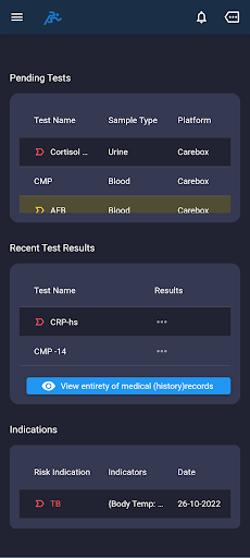 TestSprint Dashboard Screen 2