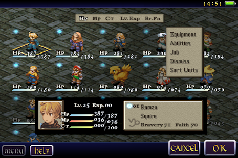 FINAL FANTASY TACTICS : WotL Ekran Görüntüsü