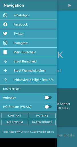 Radio Hilgen / WK - FM 88.6 Screen 2
