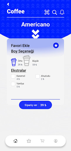 Kave Coffee App Screen 3
