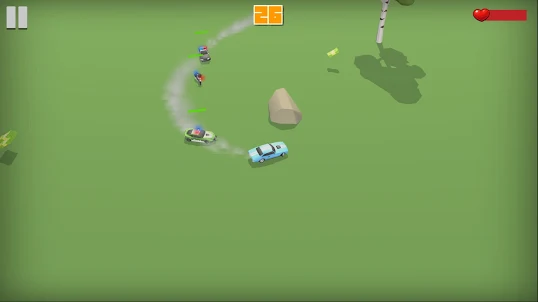 Police car chase drift endless