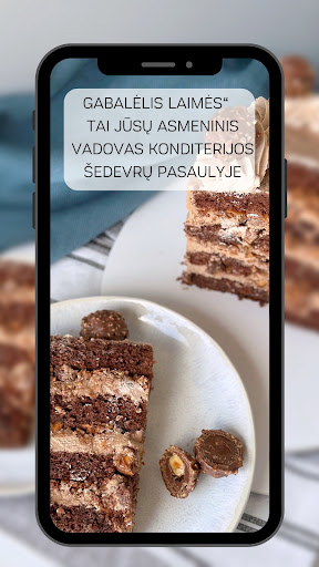 Android application Gabalėlis laimės screenshort
