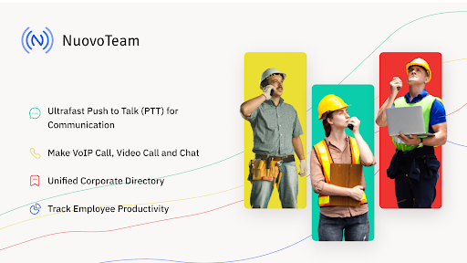 Android application NuovoTeam - Push to Talk (PTT) screenshort
