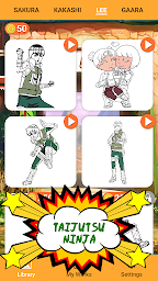 Ninja Kage: Coloring by Number