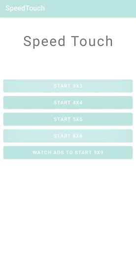 Android application SpeedTouch screenshort