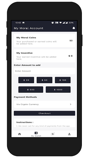 SHREELOX Crypto Exchange Screen 2