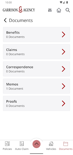 Garrison Agency Mobile Screen 3