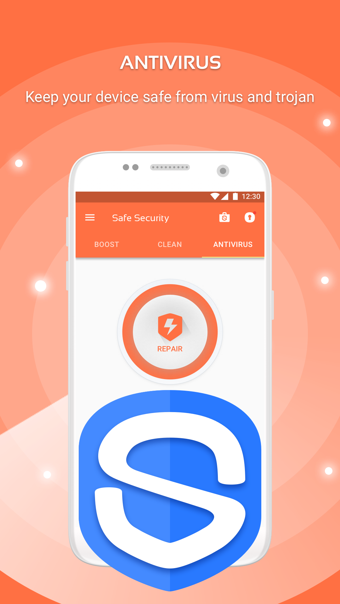 Android application Safe Security -  Antivirus, Booster, Phone Cleaner screenshort