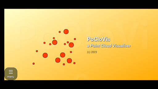 Android application PoCloVis screenshort