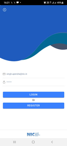 Android application NIC - DOTS screenshort