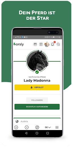 Android application Horsly screenshort