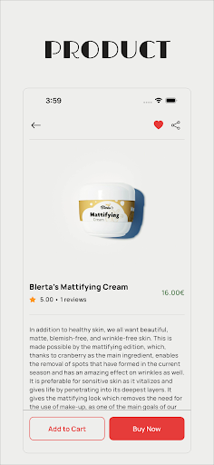 Blerta’s Face Care Screen 2