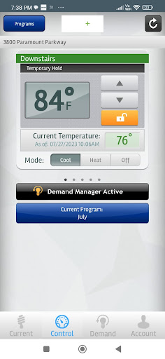 Home Energy Manager Screen 2