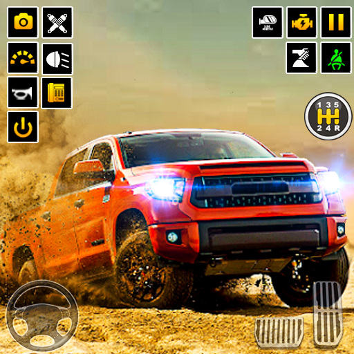 Prado simulator car games 3d logo