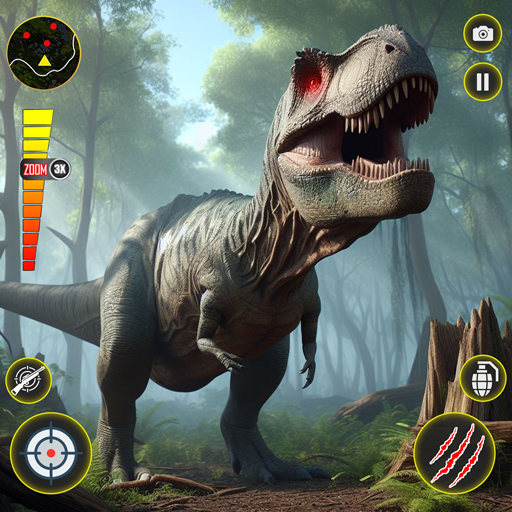 Wild Dino Hunting Shooting 3D logo