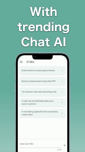 AI brainstorming: AI-dea Screen 3