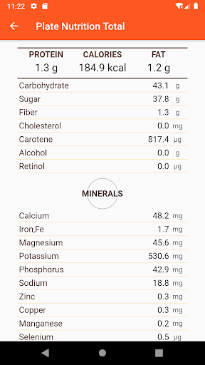 SmartApple - Food Nutrition Screenshot 3 - AppWisp.com