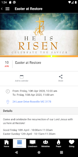 Restore Community Church Screen 2