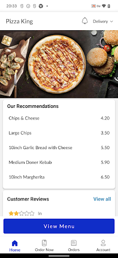 Pizza King Screen 2