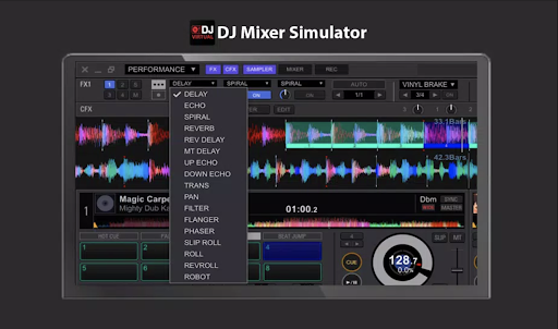 Android application AI Virtual DJ controller screenshort