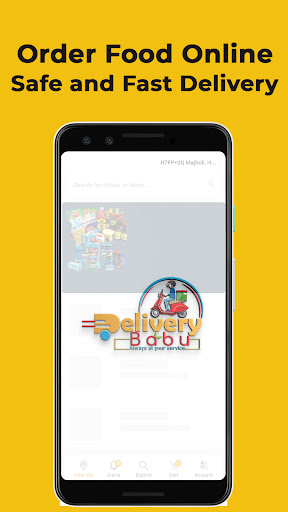 Android application Delivery Babu - Order Online screenshort