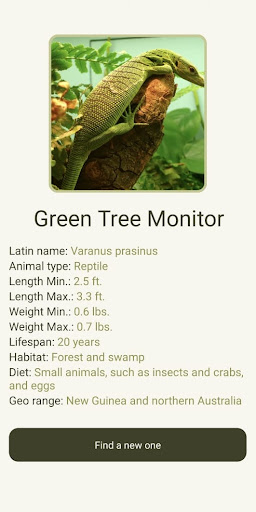 Animal Facts Screen 2
