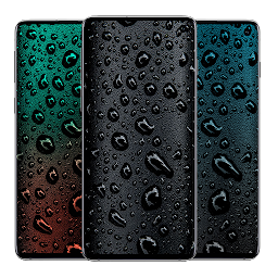 Icon image Black Water Droplets Wallpaper