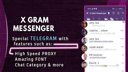 X Messenger plus anti filter