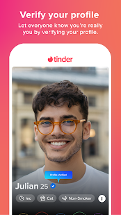 Tinder Dating app. Meet People Screenshot