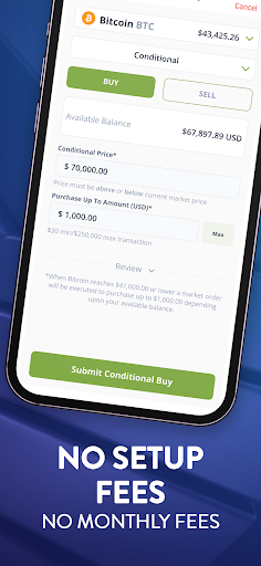 Android application iTrustCapital: Your Crypto IRA screenshort