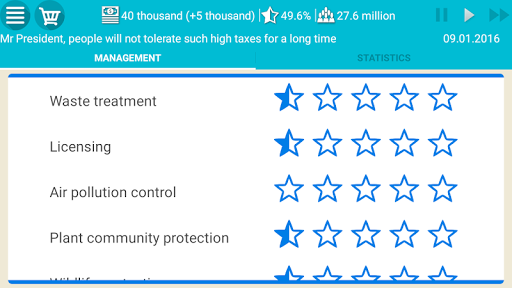 لعبه President Simulator Lite apk مهكر3